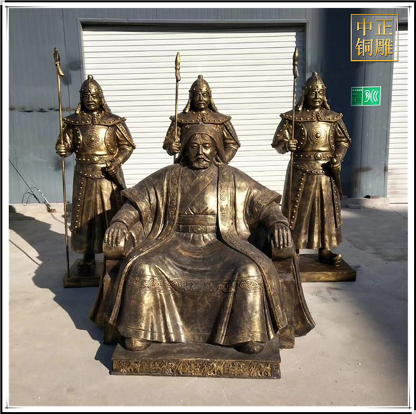 成吉思汗銅雕塑.jpg 成吉思汗銅雕塑.jpg