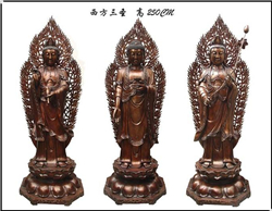 兩米五高西方三圣佛像 兩米五高西方三圣佛像