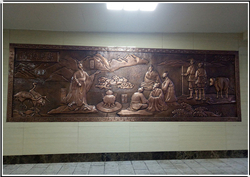 葛洪傳書銅浮雕 葛洪傳書銅浮雕