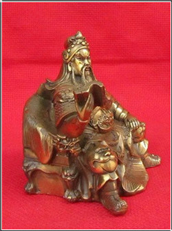 看書坐像關(guān)公銅像 看書坐像關(guān)公銅像