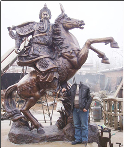 騎馬大型關(guān)公銅像 騎馬大型關(guān)公銅像