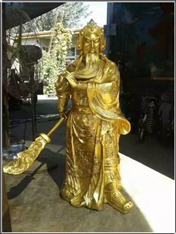 鎏金關(guān)公鑄造 鎏金關(guān)公鑄造