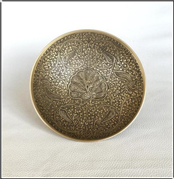 銅供佛果盤(pán)浮雕 銅供佛果盤(pán)浮雕