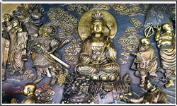 佛像銅浮雕 佛像銅浮雕