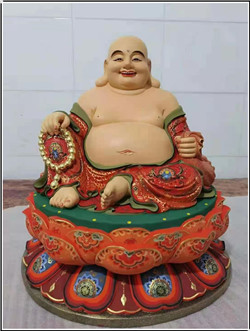 銅彩繪彌勒佛 銅彩繪彌勒佛