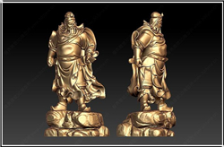 關(guān)公雕塑模型鑄造 關(guān)公雕塑模型鑄造