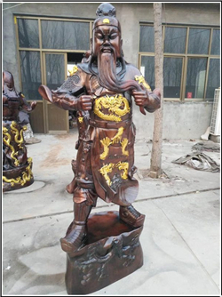 關公捋胡子銅像 關公捋胡子銅像