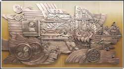 銅浮雕鑄造 銅浮雕鑄造