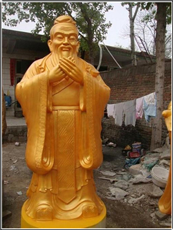 定做鑄銅孔子像 定做鑄銅孔子像