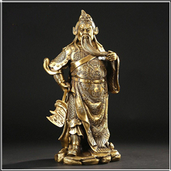 ? 鋝胡子鑄銅關(guān)公擺件 ? 鋝胡子鑄銅關(guān)公擺件