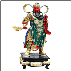 客廳銅關(guān)公像擺件鑄造 客廳銅關(guān)公像擺件鑄造