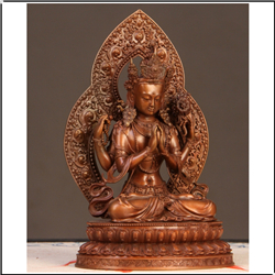 純銅觀音像 純銅觀音像