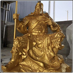 鎏金大型關(guān)公銅像 鎏金大型關(guān)公銅像