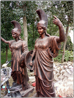 西方古羅馬士兵侍衛(wèi)武士銅雕塑 西方古羅馬士兵侍衛(wèi)武士銅雕塑