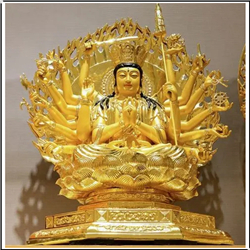 銅千手觀音大擺件 銅千手觀音大擺件