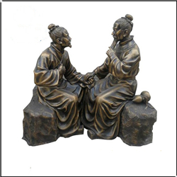 公園古代人物銅雕塑鑄造 公園古代人物銅雕塑鑄造