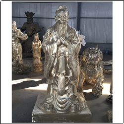 鑄銅關(guān)公 定做孔子銅像
