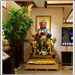 鑄銅關(guān)公 室內(nèi)鎏金關(guān)公銅像