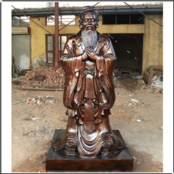 鑄銅關(guān)公 校園抱拳孔子銅像鑄造