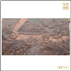 鑄銅關(guān)公 清明上河圖浮雕