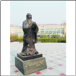 鑄銅關(guān)公 校園廣場孔子像雕塑