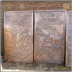 鑄銅關(guān)公 生產(chǎn)銅浮雕廠