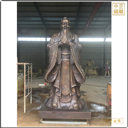 鑄銅關(guān)公 校園名人孔子雕塑
