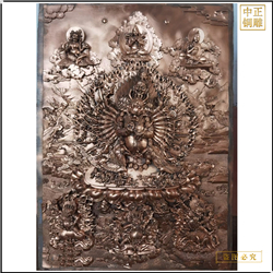 鑄銅關(guān)公 大型寺廟銅浮雕鑄造