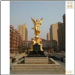 鑄銅關(guān)公 定做西方人物雕塑