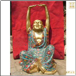 鑄銅關(guān)公 1.5米木雕十八羅漢