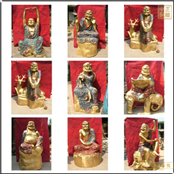 鑄銅關(guān)公 1.2米十八羅漢銅像