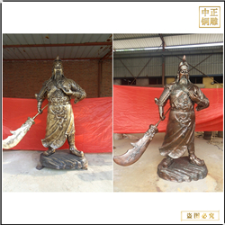 鑄銅關(guān)公 銅雕關(guān)公銅像