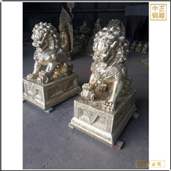 鑄銅關(guān)公 大型仿古銅獅子鑄造廠