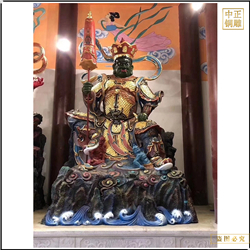 鑄銅關(guān)公 2.4米大天王銅像規(guī)格