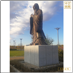 鑄銅關(guān)公 供應(yīng)銅雕孔子雕像