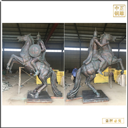 鑄銅關(guān)公 各種銅馬雕塑鑄造