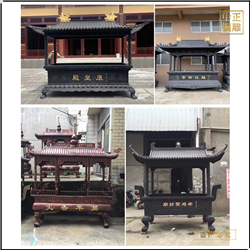 鑄造禪寺長(zhǎng)方形銅香爐 鑄造禪寺長(zhǎng)方形銅香爐