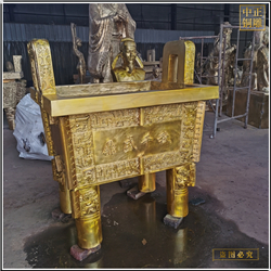 鑄銅關(guān)公 銅鼎鑄造廠家