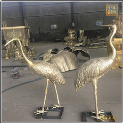 室外仙鶴銅雕塑廠家 室外仙鶴銅雕塑廠家