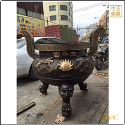 定做圓形銅香爐 定做圓形銅香爐