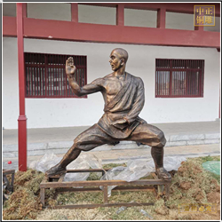 大型純銅練功人物雕塑 大型純銅練功人物雕塑