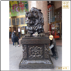 公司銀行門口鑄銅匯豐獅擺件 公司銀行門口鑄銅匯豐獅擺件