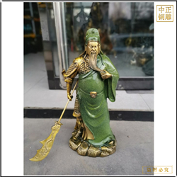 辦公室武財(cái)神關(guān)二爺銅佛像 辦公室武財(cái)神關(guān)二爺銅佛像