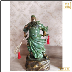 純銅武財(cái)神關(guān)公擺件 純銅武財(cái)神關(guān)公擺件