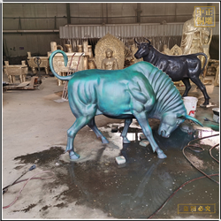 鑄銅牛雕塑制造 鑄銅牛雕塑制造
