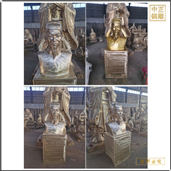 印刷發(fā)明者人物銅雕塑 印刷發(fā)明者人物銅雕塑