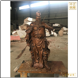 室外大型立式武財(cái)神關(guān)公銅雕 室外大型立式武財(cái)神關(guān)公銅雕