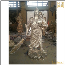 銅關(guān)公雕塑擺件 銅關(guān)公雕塑擺件