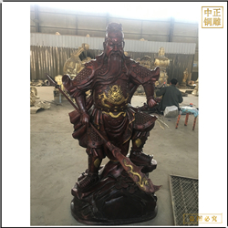 銅雕關(guān)公雕塑擺件 銅雕關(guān)公雕塑擺件