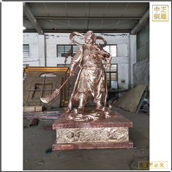 大型關(guān)二爺銅雕像 大型關(guān)二爺銅雕像